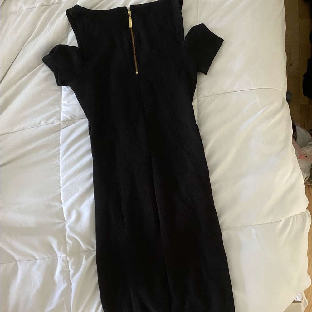 Black maternity dress - Picture 3 of 4